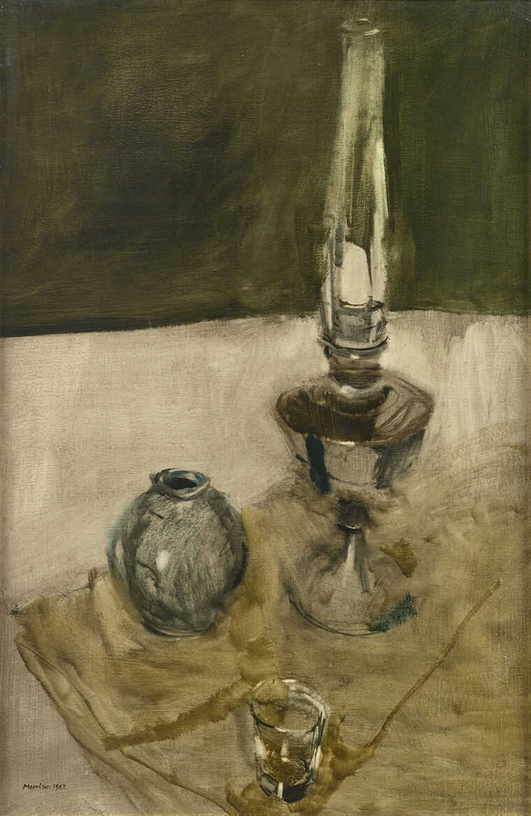 Oil Lamp Still Life The Scottish Gallery