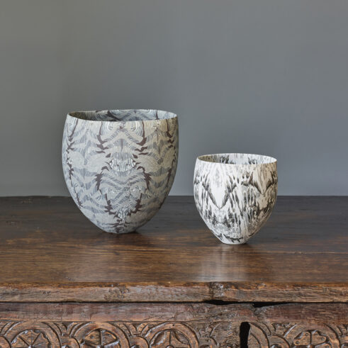 Nerikomi Vessel I & Small Nerikomi Vessel I