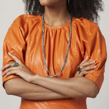 Line Enamel Necklaces