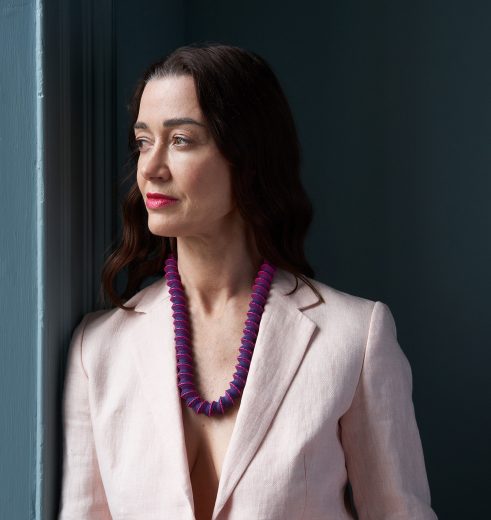 Twisted Pink/Purple Necklace