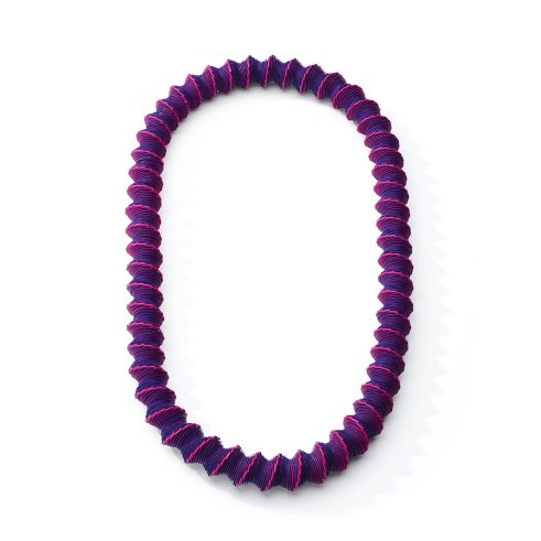 Twisted Pink/Purple Necklace