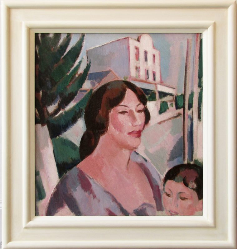 Margaret and Willy Peploe at Hotel Panorama, Cassis