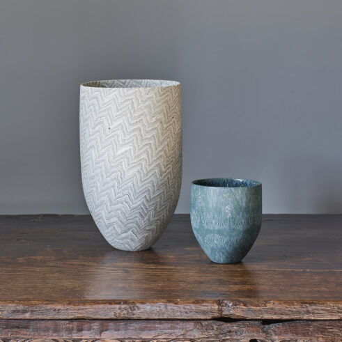 Nerikomi Vessel II & Nerikomi Vessel IV