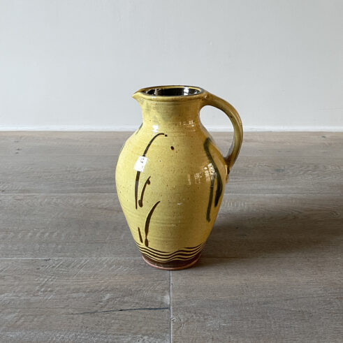 Yellow Baluster Jug