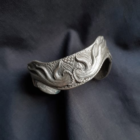 Antlers & Rowan Silver Bangle