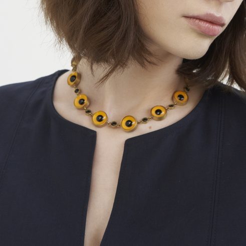 Night Owl Necklace, Journey Through Glass Series