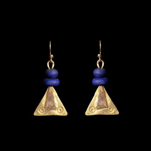 Lapis Lazuli & Gold Earrings II