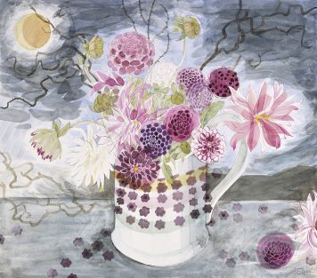 Dahlias, Dark Sky