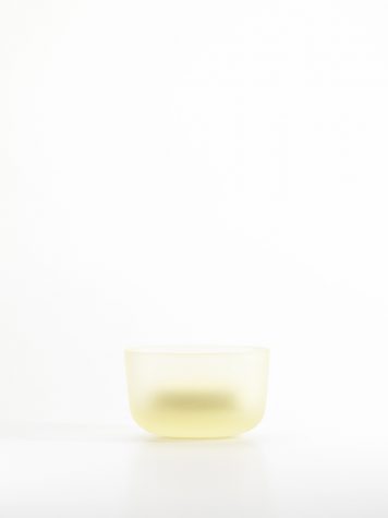 Contained Box – Rounded Oval, Pale Yellow and Gold