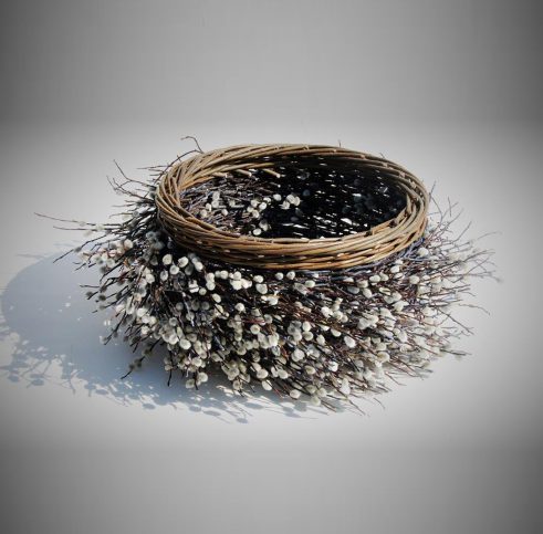 Purple/Blue Catkin Bowl