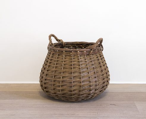 Curved Log Basket