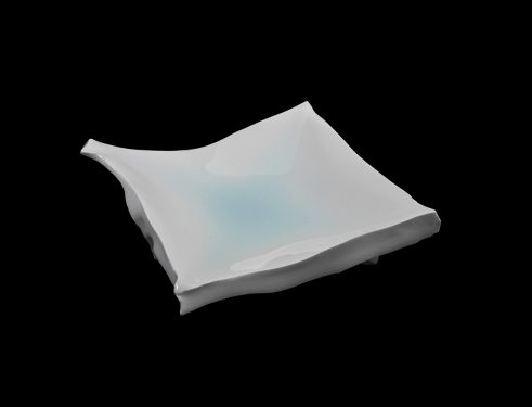 Square Plate with Legs