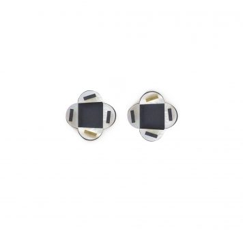 Fragmented Quatrefoil Earrings