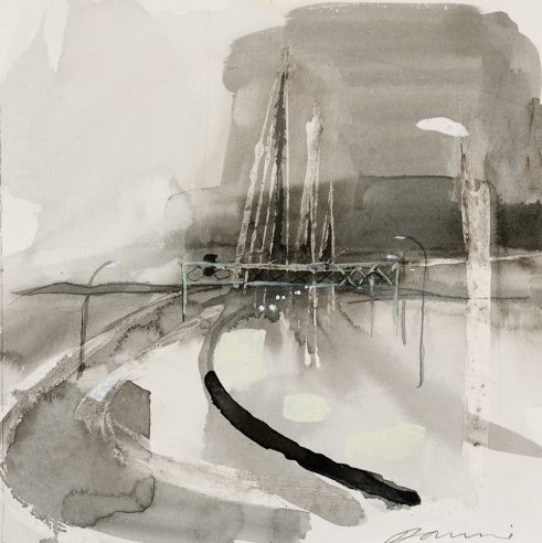 Lorry Drawing I: New Day Crossing Study
