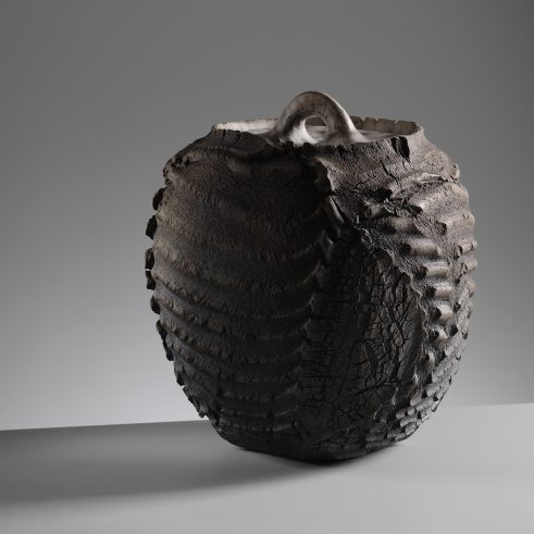 Skeleton Shore’, Lidded Erosion Jar