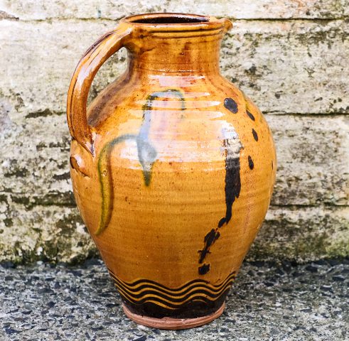 Round Gold Jug