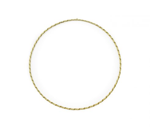 Narrow Striptwist Necklace