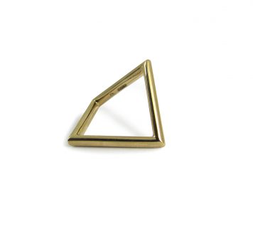 9ct Gold Cube Ring
