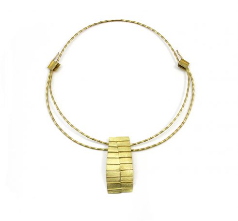 Pleated Necklace