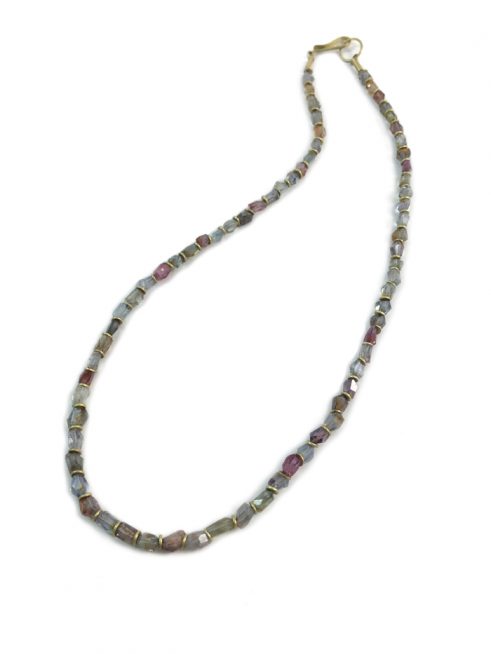 Irregular Sapphire Necklace
