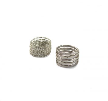 Silver Rings (left sold)
