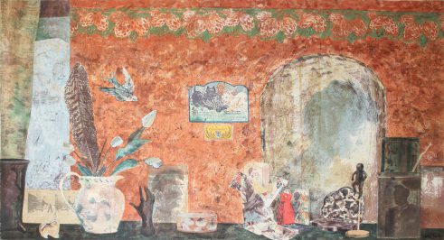 Interior with Passing Figure