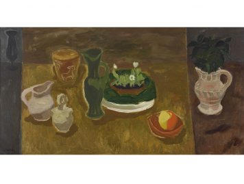 Still Life, Pot with Daisies