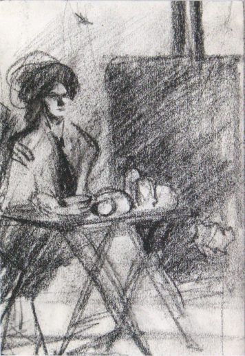 Woman at a Table