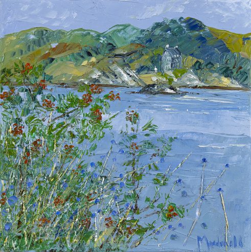 Bluebonnets and Rowans on the Canal Bank, August