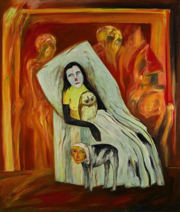 Woman with Owl