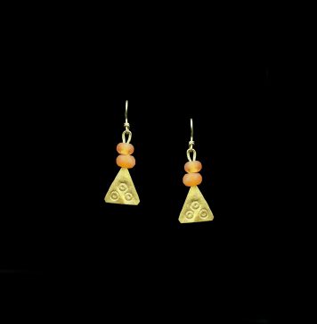 Orange Carnelian earrings