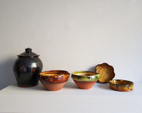 Storage Jar, Lipped Bowls and Wavy Edge Bowls