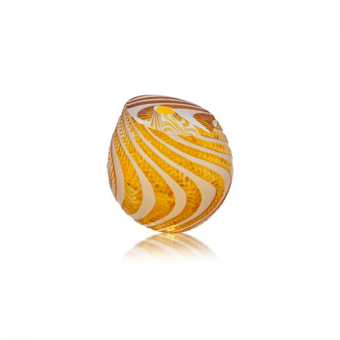 Small Haeckel with Amber Pattern