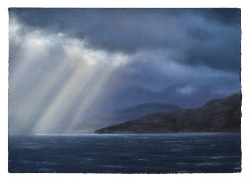 Descending, Crepuscular Rays series no 23