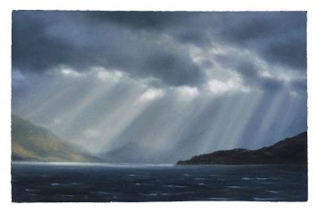 Advancing Light, Crepuscular Rays series no 3, 2019