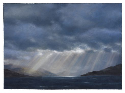 Cloud Burst, Crepuscular Rays series no 12
