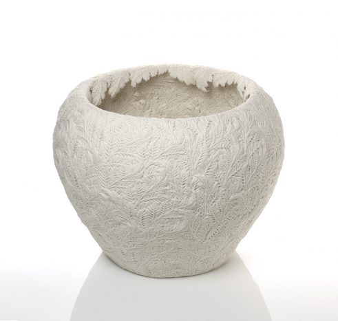 Very Large Feather Leaves Bowl