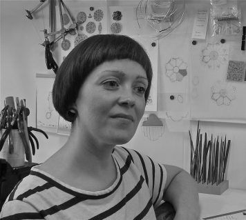 Marianne in her Glasgow studio