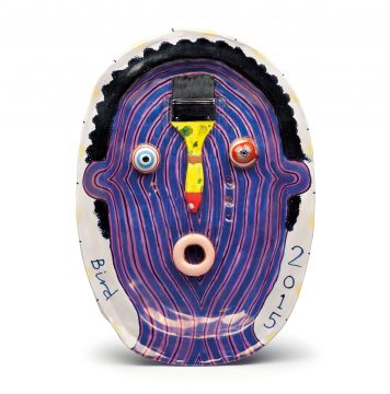 Face With Donut And Paint Brush Plate