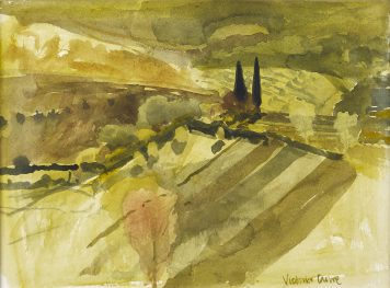 Light Across Fields, San Gimignano