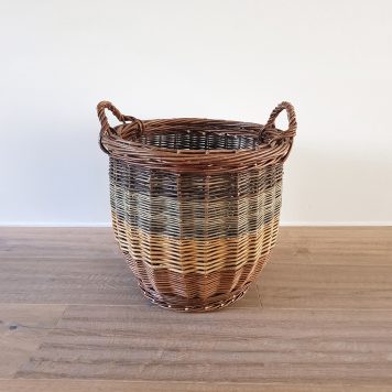 Large Tub Shape Log Basket