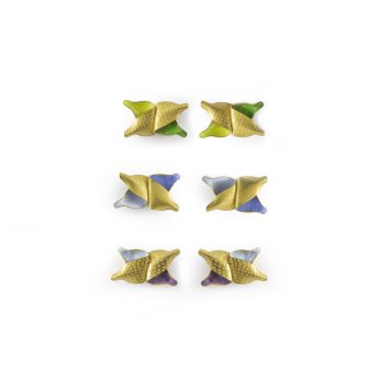 Two-Tone Reef Sea Star Earrings
