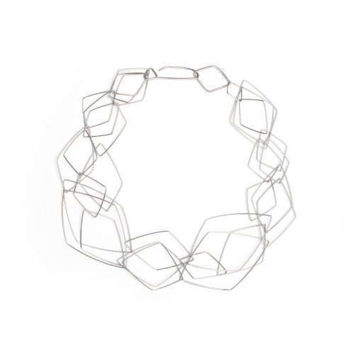 Short Diamond Fankle Necklace