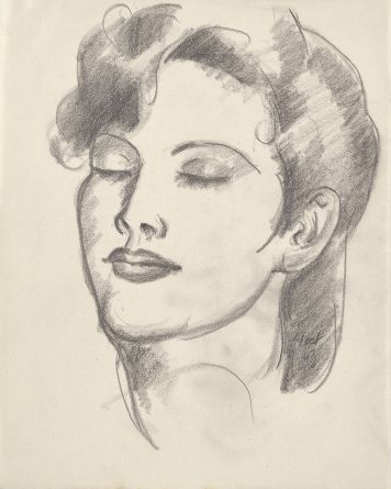 Woman with her Eyes Closed
