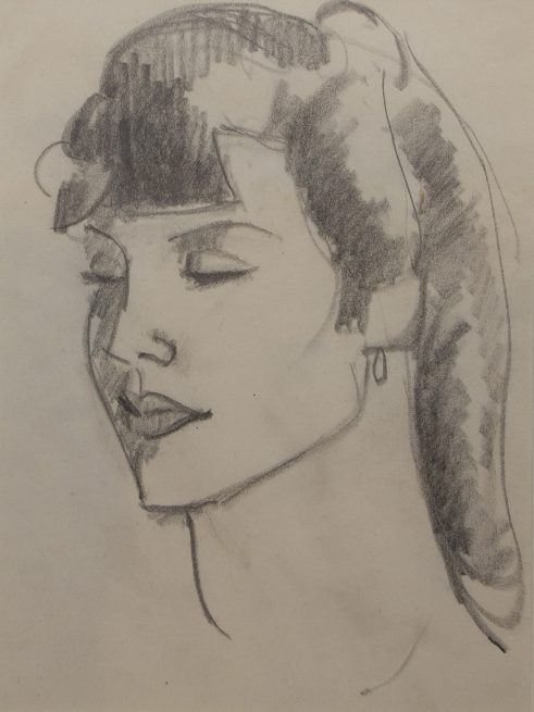 Woman with Eyes Closed