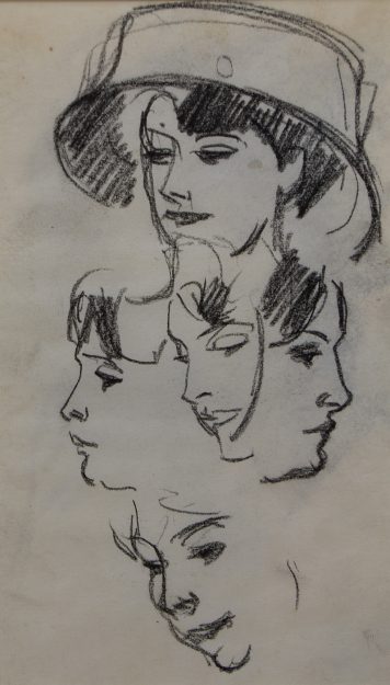 Studies of Women, Three Seen in Profile, Paris