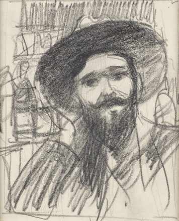Man in a Hat, Paris