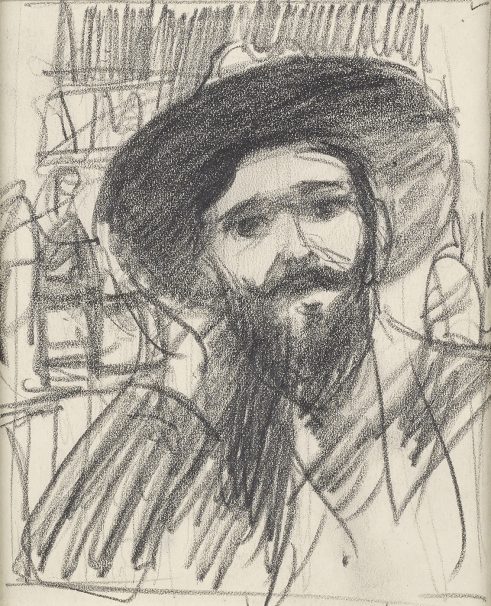 Man in a Hat, Paris