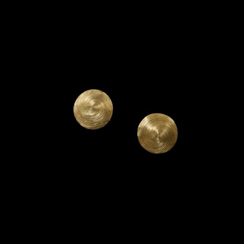 Engraved Circular Earrings