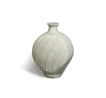 White Flat Bottle